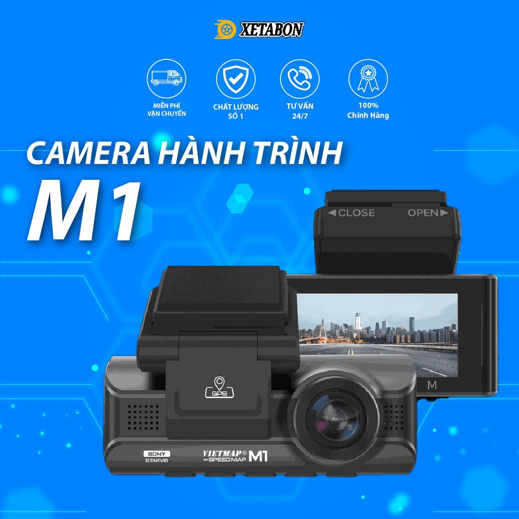Camera Vietmap Speed Map M1 - Cảnh báo giao thông - Cảnh báo vượt tốc độ - Hàng chính hãng