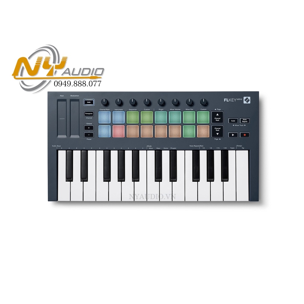 Novation FLkey Mini 25 | Bàn phím Midi chuyên cho FL Studio
