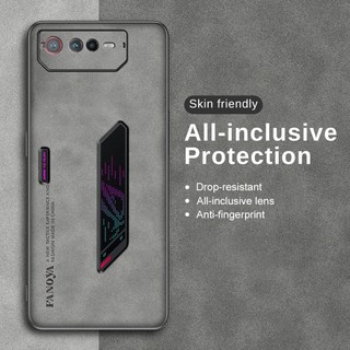 Ốp Điện Thoại Da Cừu Mềm Nhám Chống Sốc Bảo Vệ Camera Cho Asus ROG Phone 6 Phone6 Rogphone6 5G
