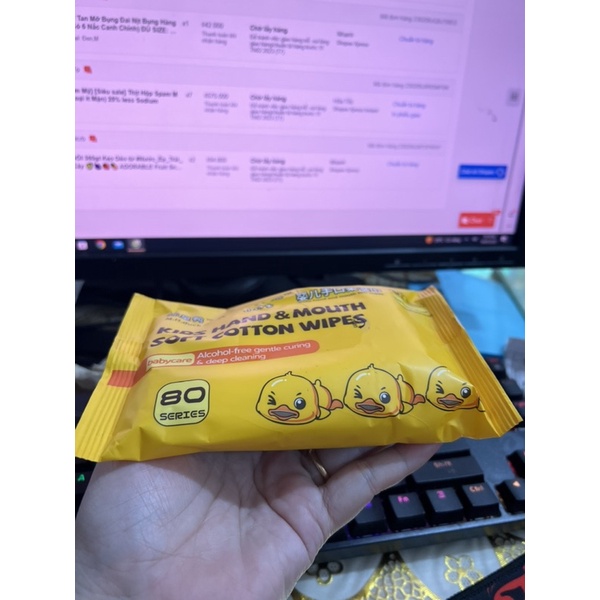 GÓI 80  miếng GIẤY ƯỚT😻