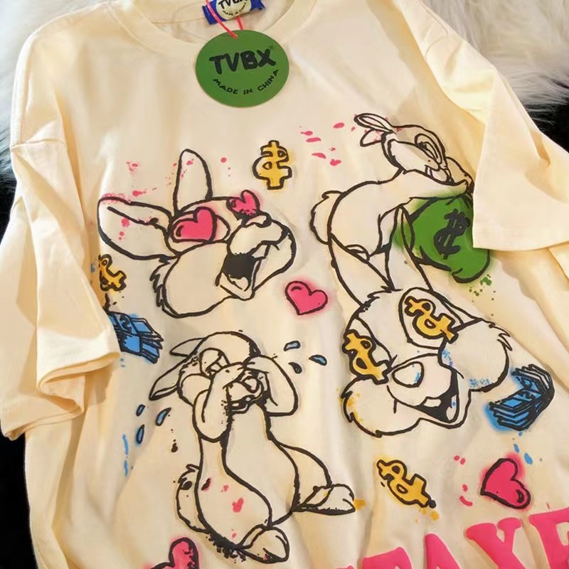 NRVP Áo Thun 100% Cotton Tay NgắN Plus Size Cho Nam Và Nữ