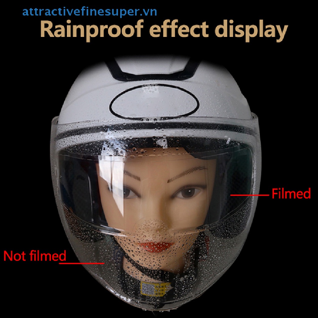 Phim Dán Chống Sương Mù / Mưa Thông Dụng Cho Mũ Bảo Hiểm Xe Máy
