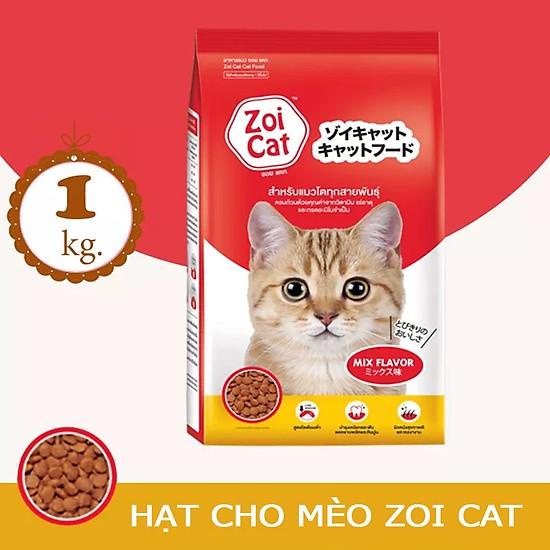 [Chính hãng] Hạt Khô ZOI CAT Cho Mèo Trưởng Thành Túi 1kg Siêu Tiết Kiệm