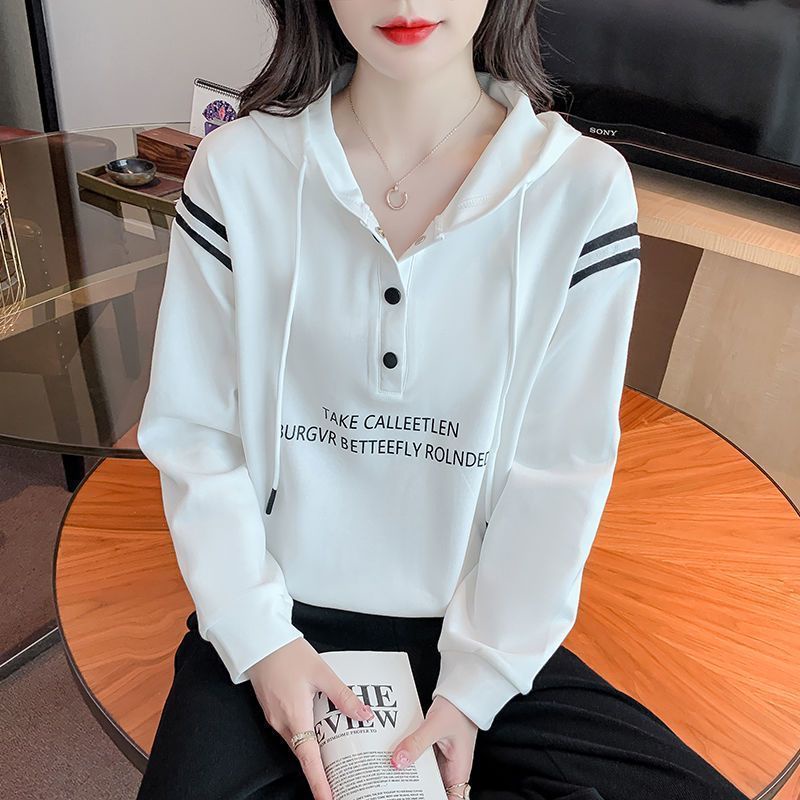 Áo Hoodie Thiết Kế Ngọt Ngào Dễ Phối Đồ Thời Trang Mùa Thu Mới Cho Nữ
