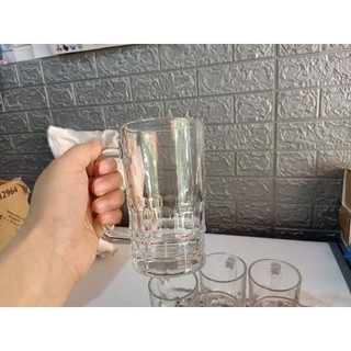 bộ cốc uống bia thủy tinh 6 cái