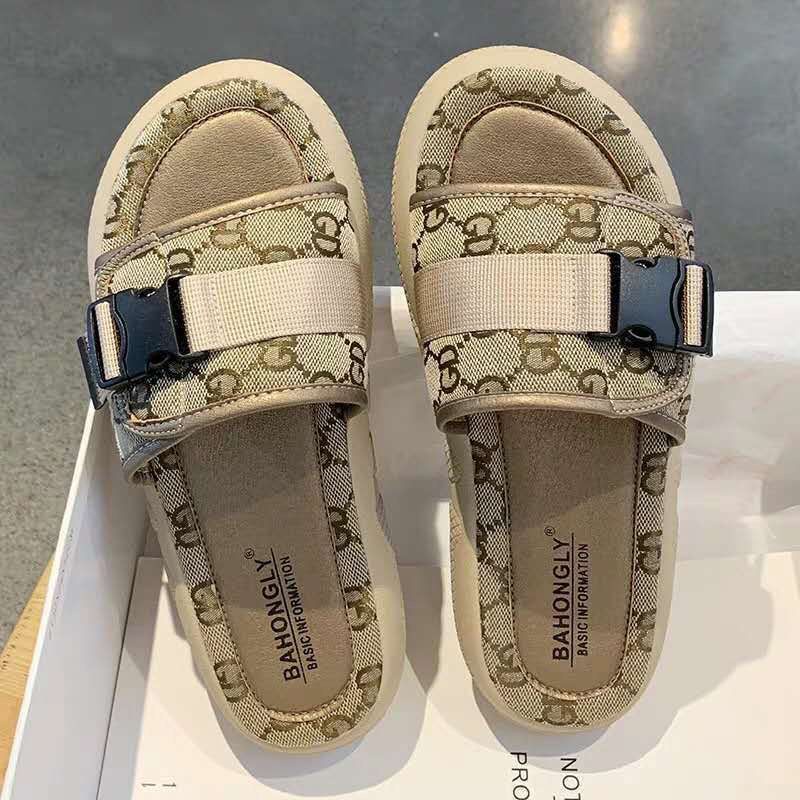 Dép Quai Ngang Đế Dày Thời Trang Mùa Hè Hàn Quốc 2023