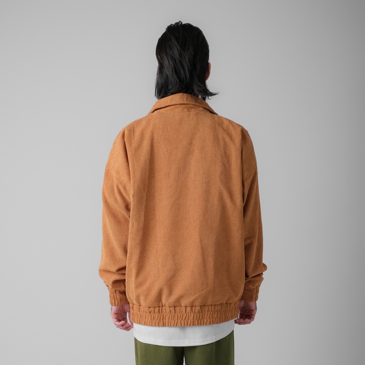 Áo khoác Nâu Dây Kéo Chất Nỉ Nhung Tăm Unisex Nam Nữ Form Rộng Hai Lớp màu Nâu Paradi