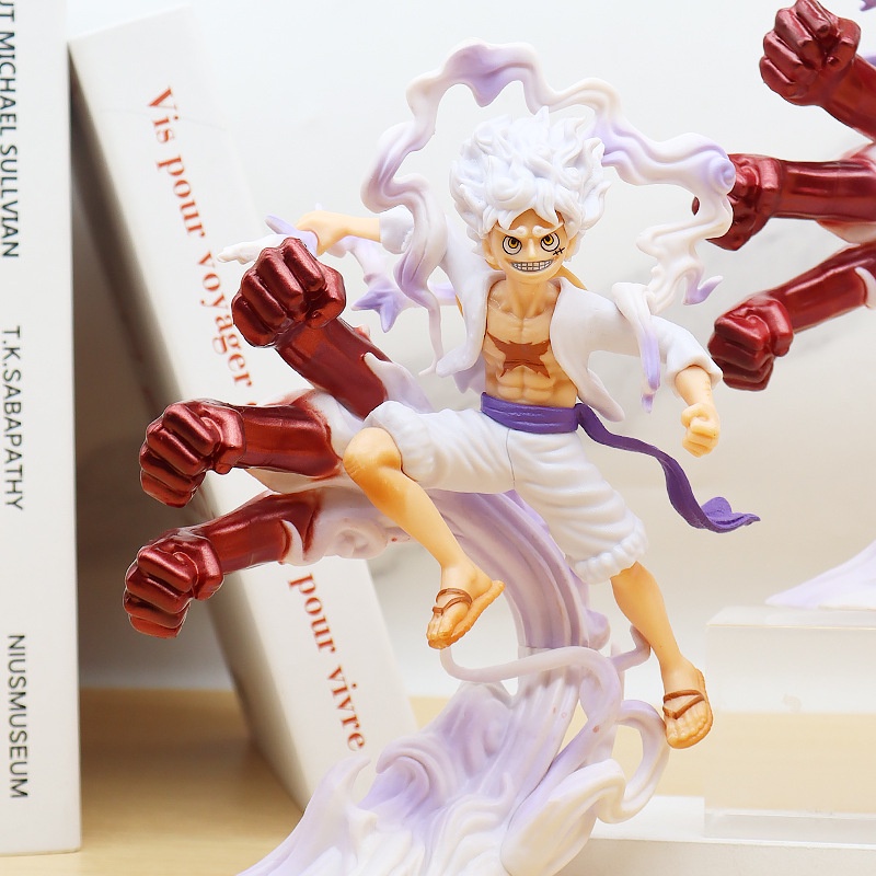 Mô Hình Nhân Vật Luffy Trong One Piece GK5 Luffy Sun God Nika Gear 5