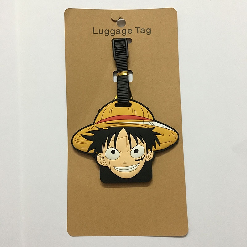 Thẻ Đánh Dấu Hành Lý Cỡ Nhỏ In Hoạt Hình One Piece Kiểu Nhật Bản Dễ Thương