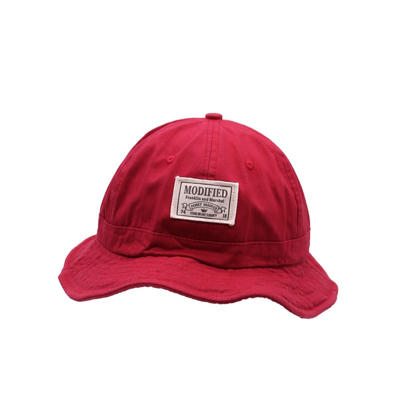 HMH®Mũ lưỡi trai Hàn Quốc mềm mại đơn giản mũ che nắng tag vuông chữ hiện đại mới