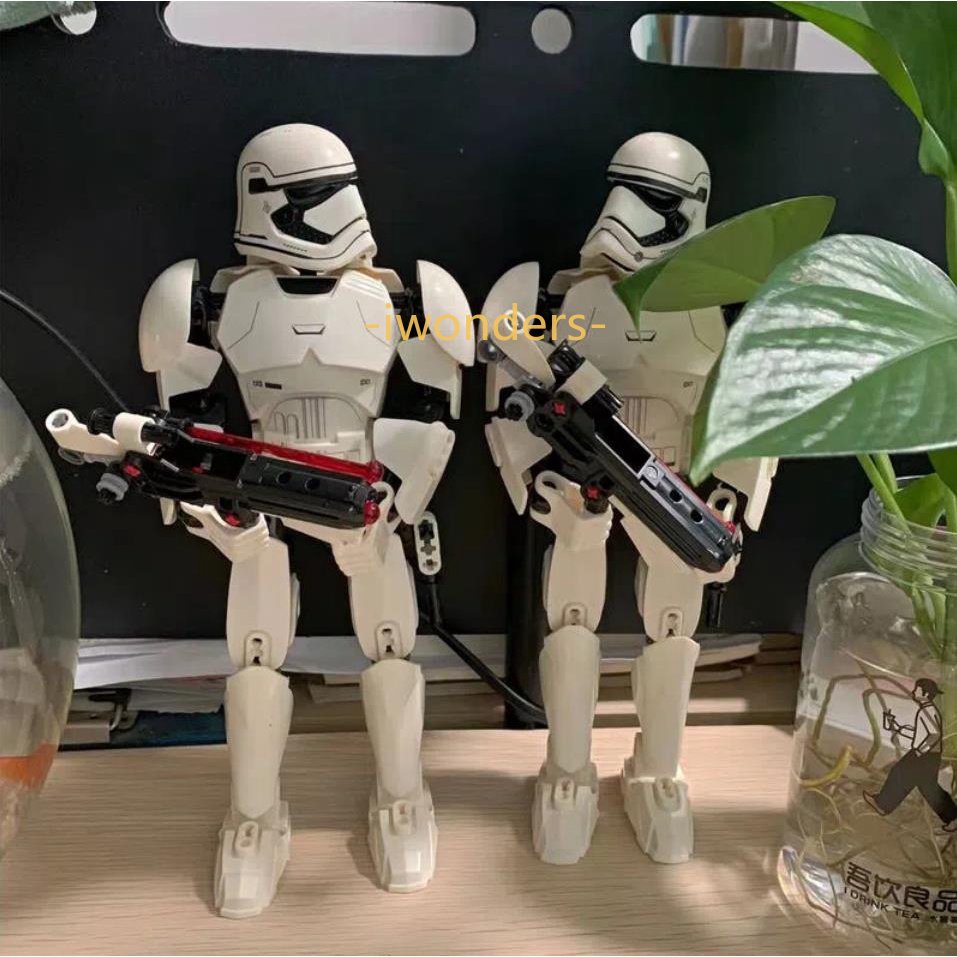 Mô Hình Đồ Chơi Lắp Ráp Nhân Vật Chiến Binh Darth Vader Black Knight Obi-Wan Kenobi Kylo Ren