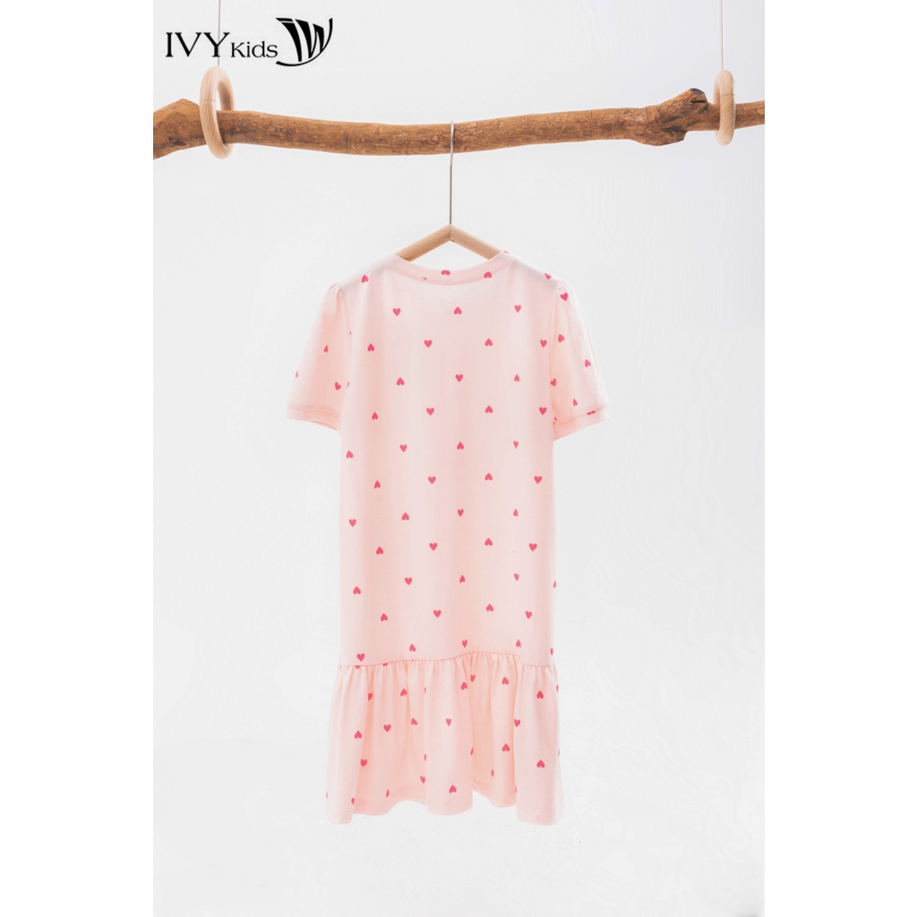 Đầm thun đuôi cá bé gái IVY moda MS 42G1587