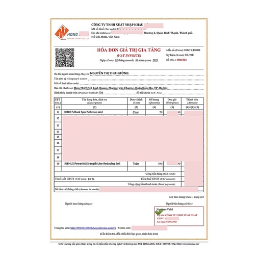 Tinh Chất Mờ Thâm Nám KIEHL'S Dark Spot Solution Serum