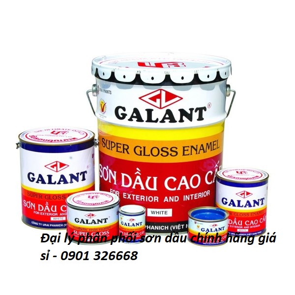 Sơn dầu cao cấp Galant màu đen 510