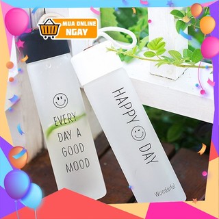 [HSP72] MUA 1 BÌNH TẶNG 1 BÌNH - Bình đựng nướcung tích 400ml 🌝🌙[SIÊU SALE][SIÊU XINH]🔥💥Bình nước trong dễ thương