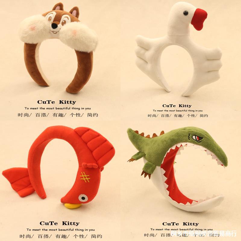 Băng Đô Cài Tóc Hình Cá Mập Hoạt Hình Siêu Dễ Thương Vui Nhộn Cho Người Lớn Và Trẻ Em