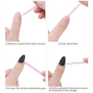Nails box - Móng giả thiết kế tông đỏ phối ánh trăng charm đá