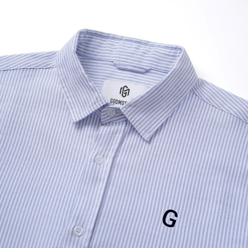 Áo sơ mi Godmother Premium Oxford Shirt Logo G thêu