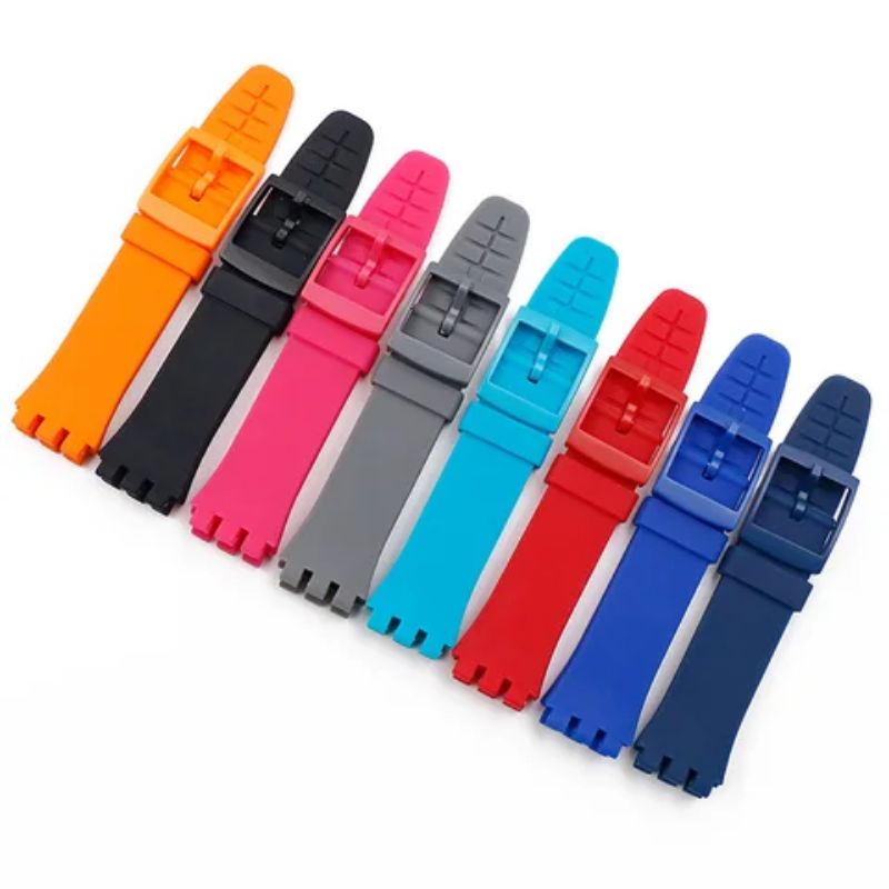 Dây đeo đồng hồ Swatch Dây cao su 17mm 19mm