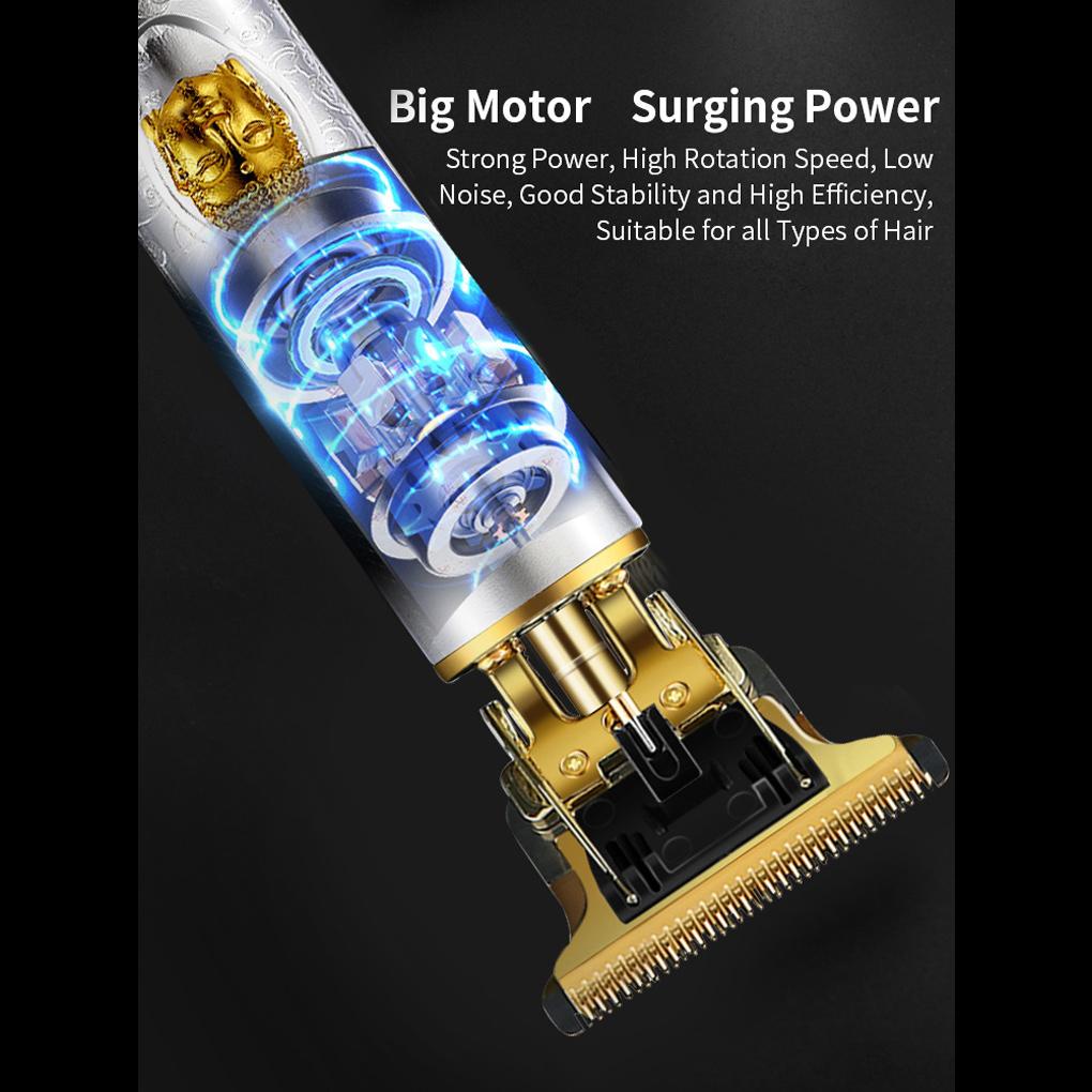 Tông Đơ Cắt Tóc 1 / 2 USB Có Màn Hình Kỹ Thuật Số Chuyên Nghiệp Cho Nữ