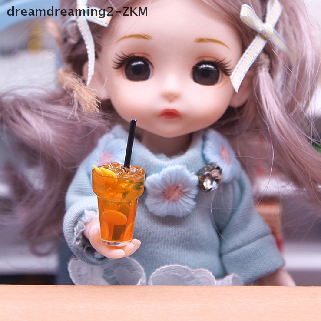 1 Ly Uống Nước Chanh Trang Trí Nhà Búp Bê 1: 12