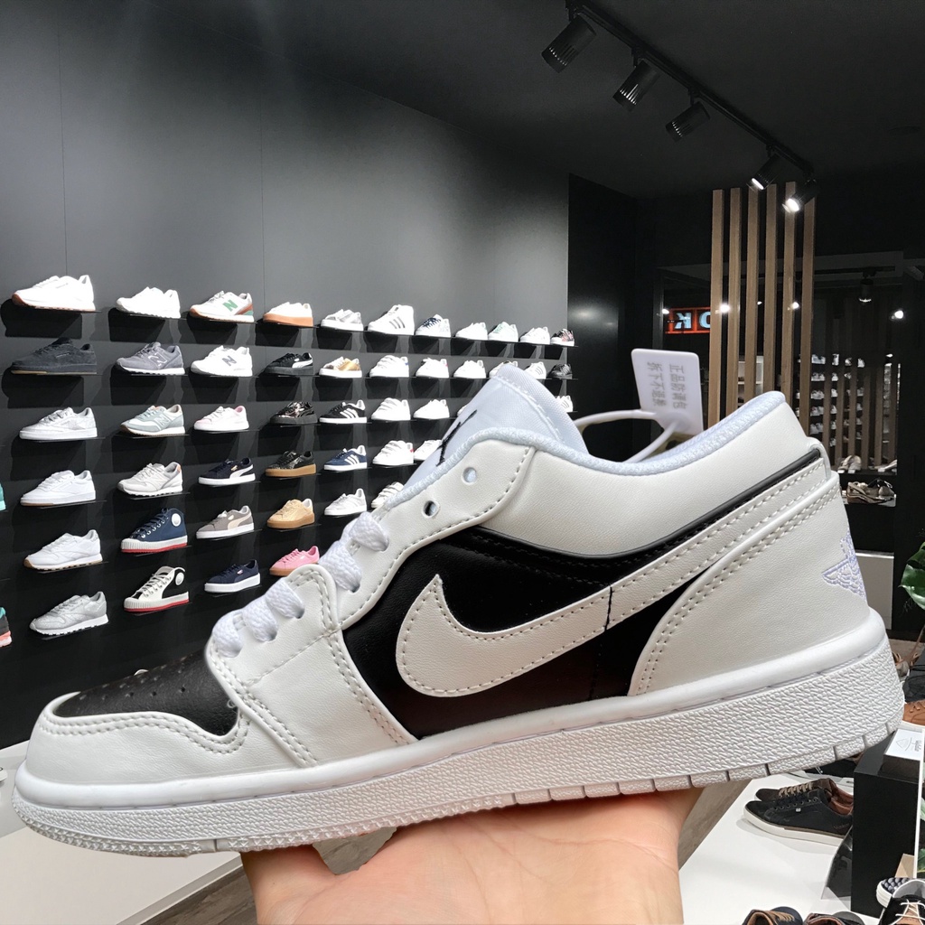 Giày thể thao Jordan trắng đen thấp cổ ,Giày JD Low trắng đen nam nữ full box bill hot 2023- MonTay_Store