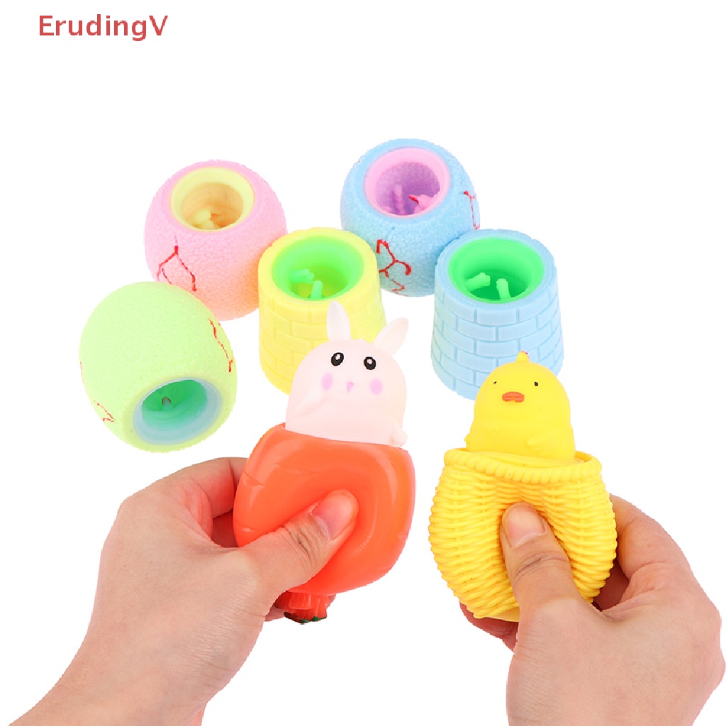 [ErudingV] Đồ Chơi BóP Squishy HìNh ChuộT Pho Mát GiúP GiảM Stress