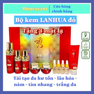 (CHÍNH HÃNG) Bộ Mỹ phẩm Lanhua Hàn Quốc 7in1 Cao Cấp Dưỡng Trắng Da Mờ Nám Tàn Nhan