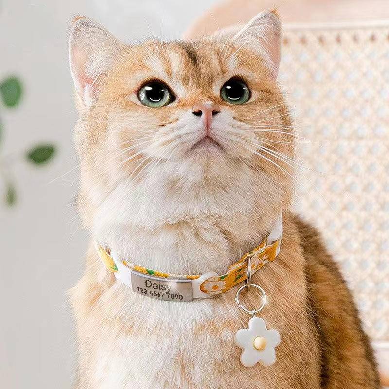 Thẻ Tên Đeo Cổ Cho Thú Cưng Bằng Thép Không Gỉ