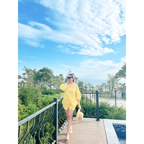 SET XÔ THÊU QUẦN SHORT - BIMI