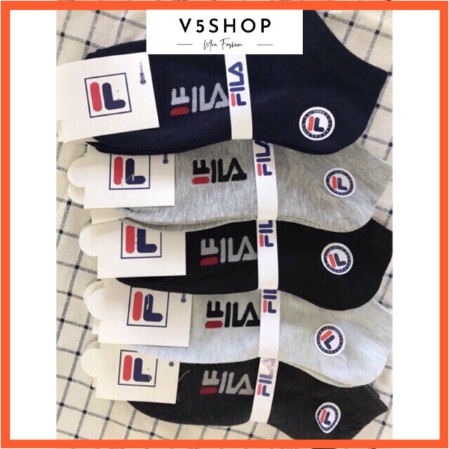 Tất Vớ Cổ Thấp Cotton FILA Nam Cổ Ngắn Dáng Thể Thao TN49
