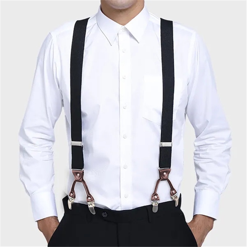 Dây Đai Quần Chữ Y Bằng Da Có Thể Điều Chỉnh Dành Cho Nam Nữ