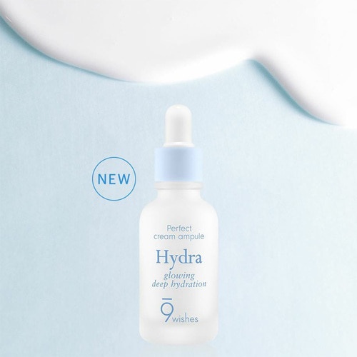 9wishes Hydra Cream Ampoule 30mL + 30mL k beauty korean skin care essence