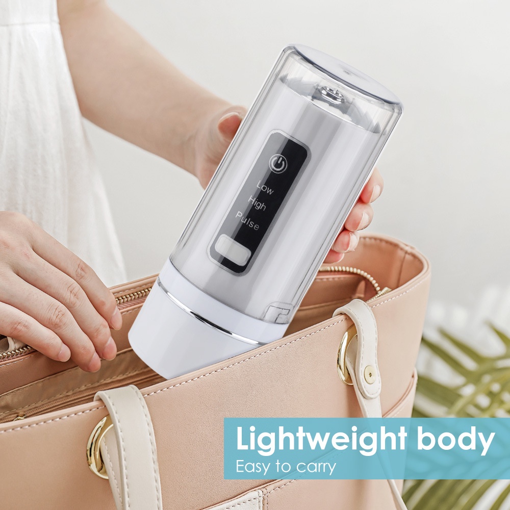 Máy Phun Nước Làm Sạch Răng Miệng 3 Chế Độ USB 240ml IPX7 Cầm Tay Có Thể Sạc Lại Cho Người Lớn