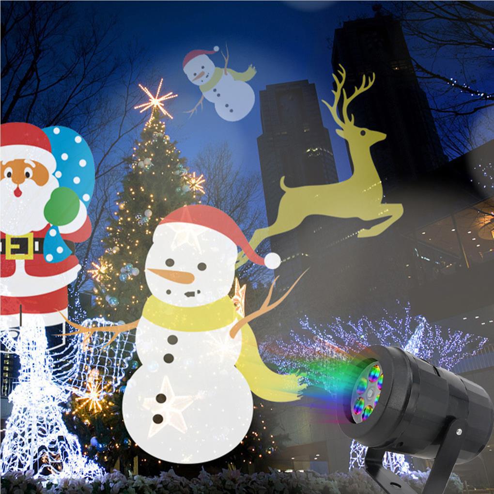 Đèn LED Chiếu Nhiều Màu Sắc Trang Trí Sân Vườn