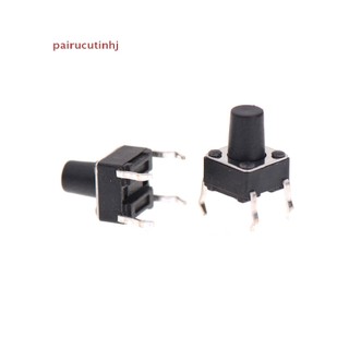 Set 50 Công Tắc Nút Nhấn Micro 4 Chấu 6 * 6 * 8mm