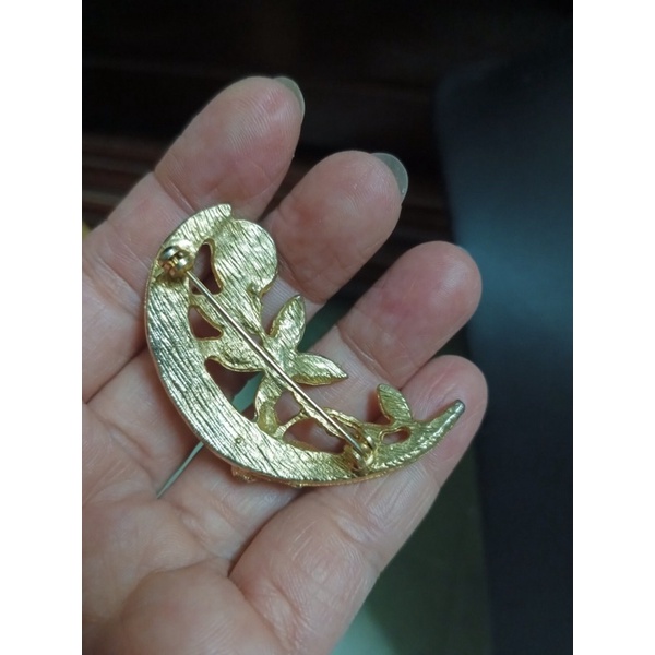 Cài áo kiểu phối đá dáng vintage si tuyển Nhậr