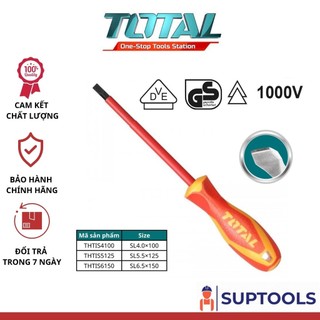 Tua vít dẹp cách điện total thtis4100 - thtis5125 - thtis6150