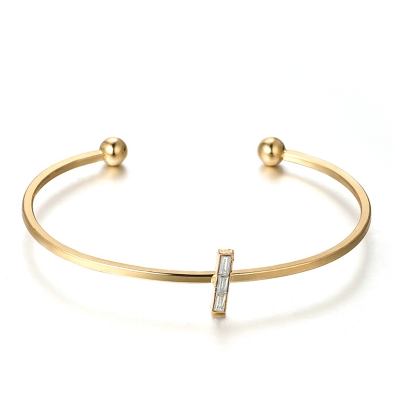 Set 5 Vòng Tay Hở Đính Đá Zircon Thời Trang Cho Nữ