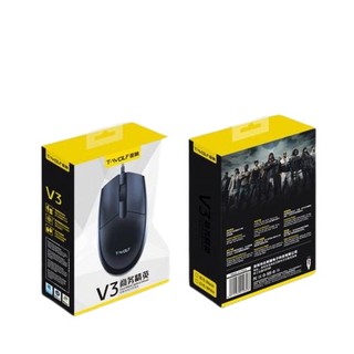 Mouse T - Wolf  V3 Led Game Có Dây Cổng Usb