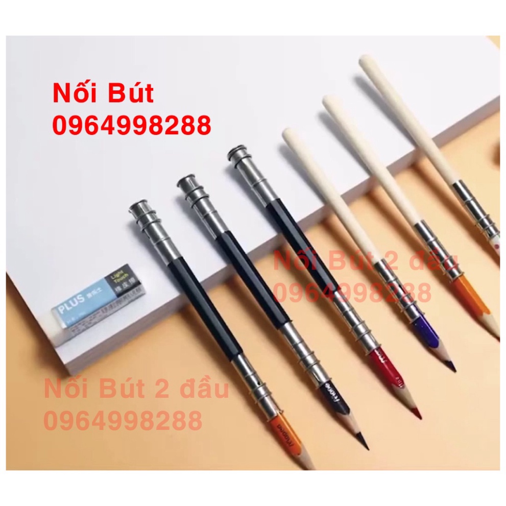 Nối Bút Chì 2 đầu - giúp bút chì dài ra dễ đánh bóng, không bị bẩn tay
