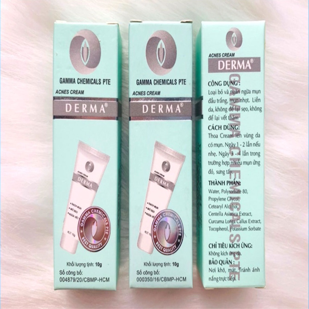 Kem Giảm Mụn Derma Anti Acne Cream Giảm Sưng, Mờ Thâm