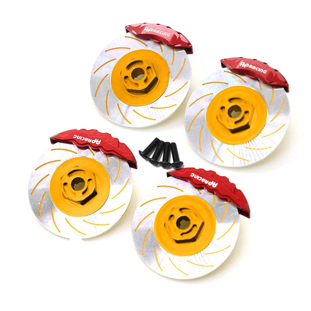 Set 4 Phanh Đĩa 12mm Bằng Kim Loại Cho Xe Điều Khiển 1 / 10 RC 3RACING Sakura D5S D5