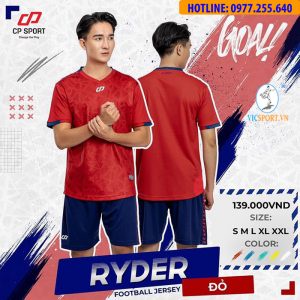 Quần Áo Thương Hiệu CP RYDER Chất Lượng Cao Cấp, Áo Đá Bóng Không Logo - Vicsport