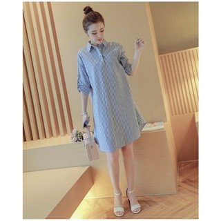 Đầm suông cổ sơ mi Haint Boutique