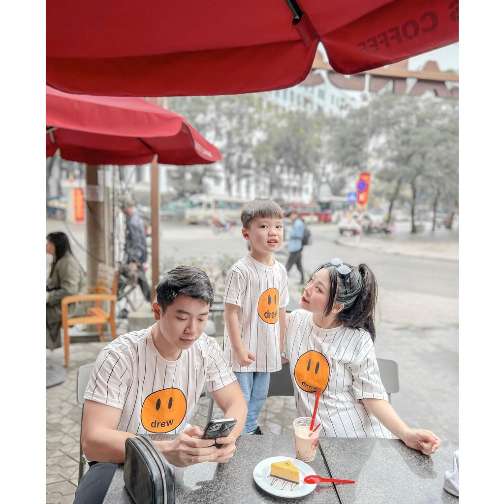 ✨BÁN SỈ✨Áo phông mặt cười gia đình( có tách lẻ)