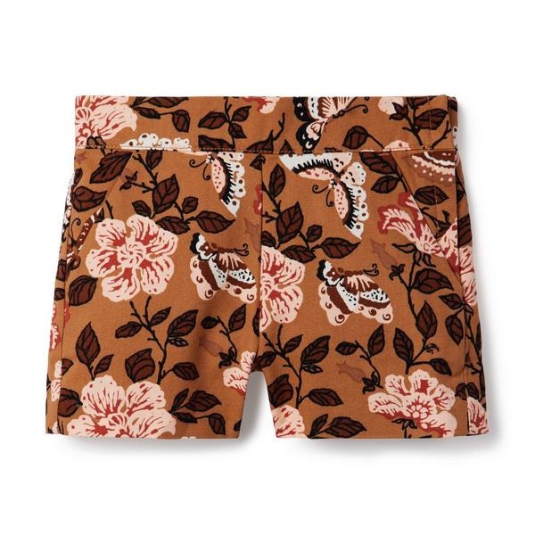 Quần short hoa nâu bé gái - Janie and Jack