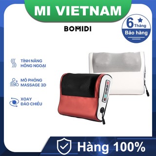 Gối massage nhiệt BOMIDI MP1 24W 6 tính năng cùng 3 mức cấp độ massage khác nhau xua tan những cơn mệt mỏi
