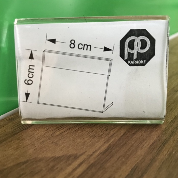 Menu Mica Mini  Chữ L Ngang  Dọc Để Bàn Chức Danh Văn Phòng , Meka Để Menu, Mica Giá Dùng Trong Cửa Hàng Hiệu, Kẹp Giấy