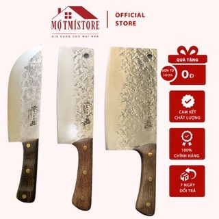 Bộ 3 dao chặt thái vân hoa akatsuki nhật bản cán gỗ bóng - một mí store